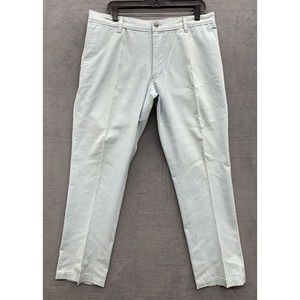 Perry Ellis Chino Pants Mens Size 36X30 Faded Sky Blue Casual Straight Leg